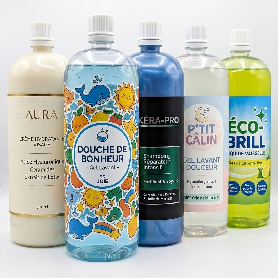 Recharge ReSource pour les march&eacute;s cosm&eacute;tique, haircare, bodycare, babycare et d&eacute;tergence