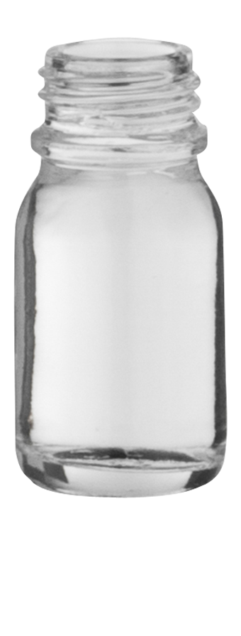 contenant en verre flacon rond e o 10 ml pharma 18 verre transparent
