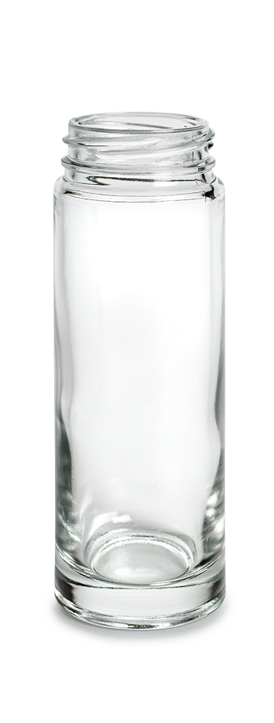 contenant en verre flacon airless baia refill 50 ml verre transparent