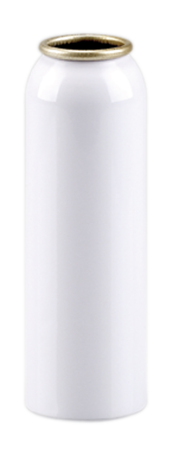 contenant en aluminium flacon douceur 125ml 1 pouce alu sans bpa laque blanc