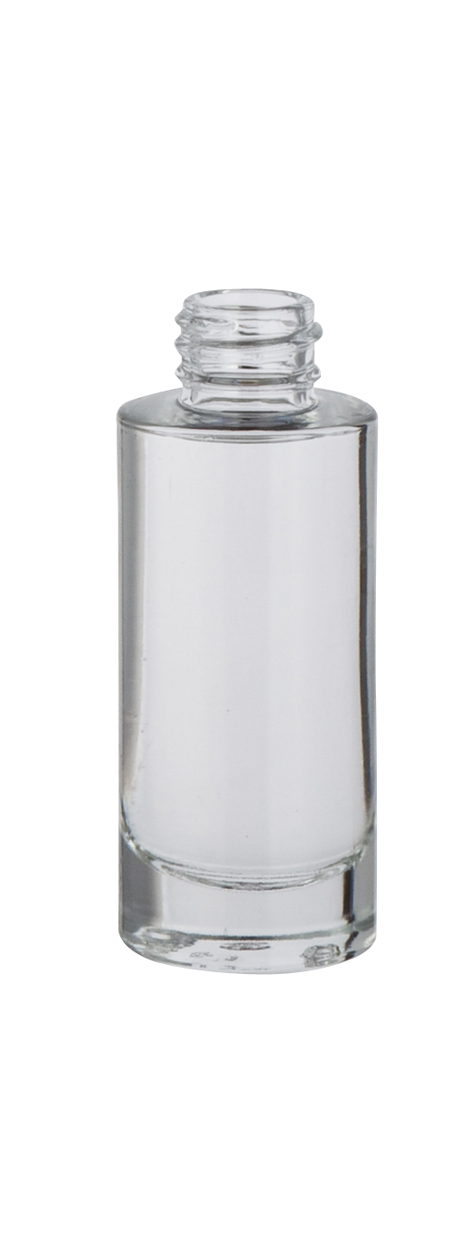 Flacon sirop en verre blanc de 30ml