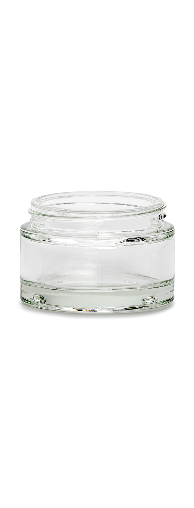 contenant en verre pot canopee(ou refill) 50ml gcmi 58 400 verre recycle transp