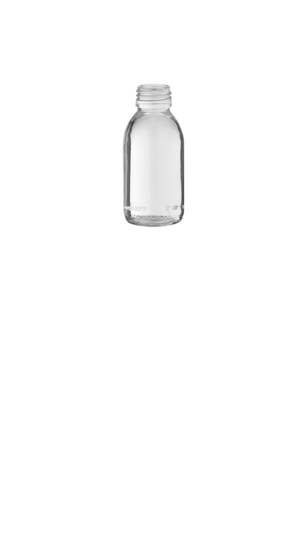 flacon-sirop-180ml-verre -blanc-pp28-et-capsule-pe-blanc-pp28-inviolable-securite-enfant