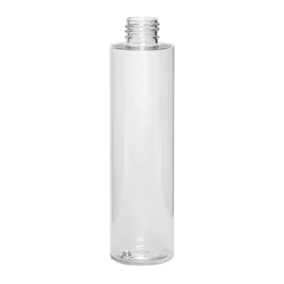 container in plastic classic bottle200ml-gcmi 24.410- recycled pet crystal 25%