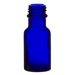 glass container fleur d oranger bottle 15ml pharma 18 blue glass