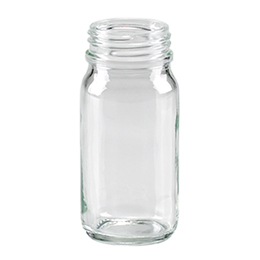 glass container pillbox  kola 120ml phar 40 flint glass