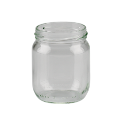 glass container food jar 212ml twist-off 63 flint glass