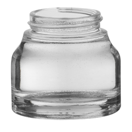 glass container arte jar 50ml gcmi 40 400 flint glass