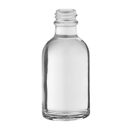 glass container fleur d oranger bottle 50ml pharma 18 flint glass