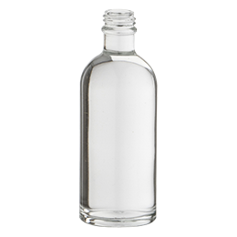 glass container fleur d oranger bottle 100ml pharma 18 flint glass