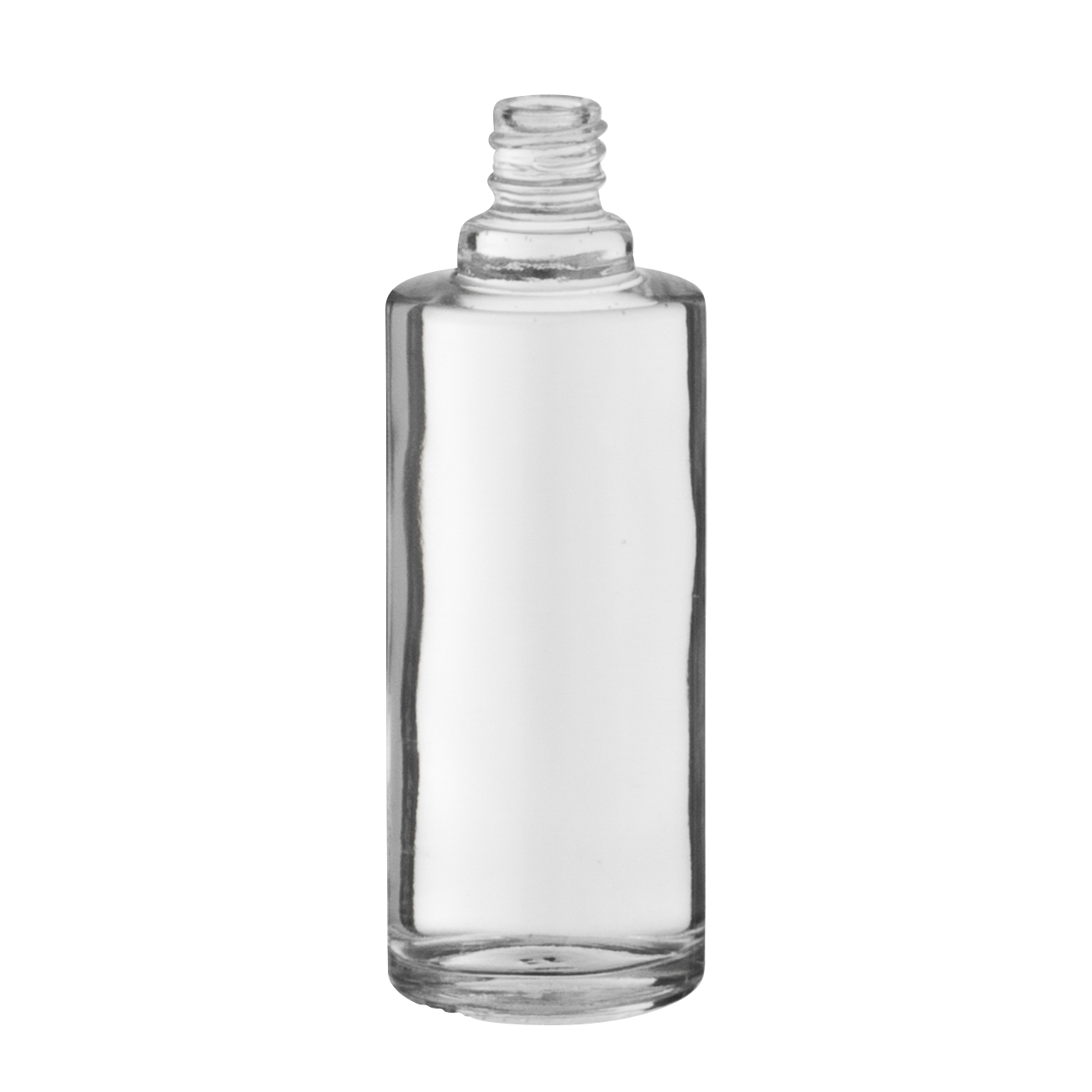 container in glass round bouillotte bottle 50ml eur 4 flint glass