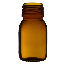 glass container syrup bottle 30ml pp 28 amber glass
