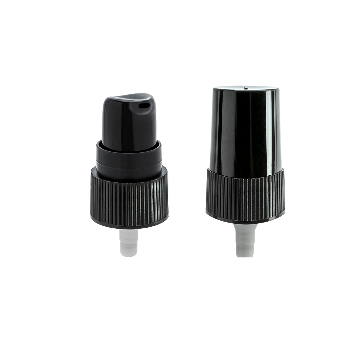 bouchage  pompe creme gl18 dose 190 soft noir + capot noir