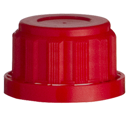 pp container cap invio 25 vg red pe triseal
