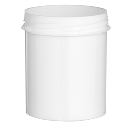 pp container screwlock jar 250ml diameter 75 white pp