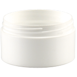 container in plastic omega jar 75 ml white pp