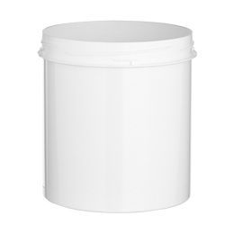 pp container screwlock jar 1l diameter 110 white pp