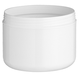 pp container linea jar 500ml diameter 101 white pp