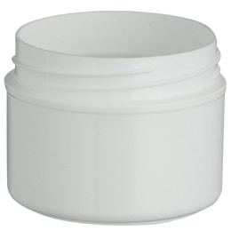 pp container linea jar 50ml white pp