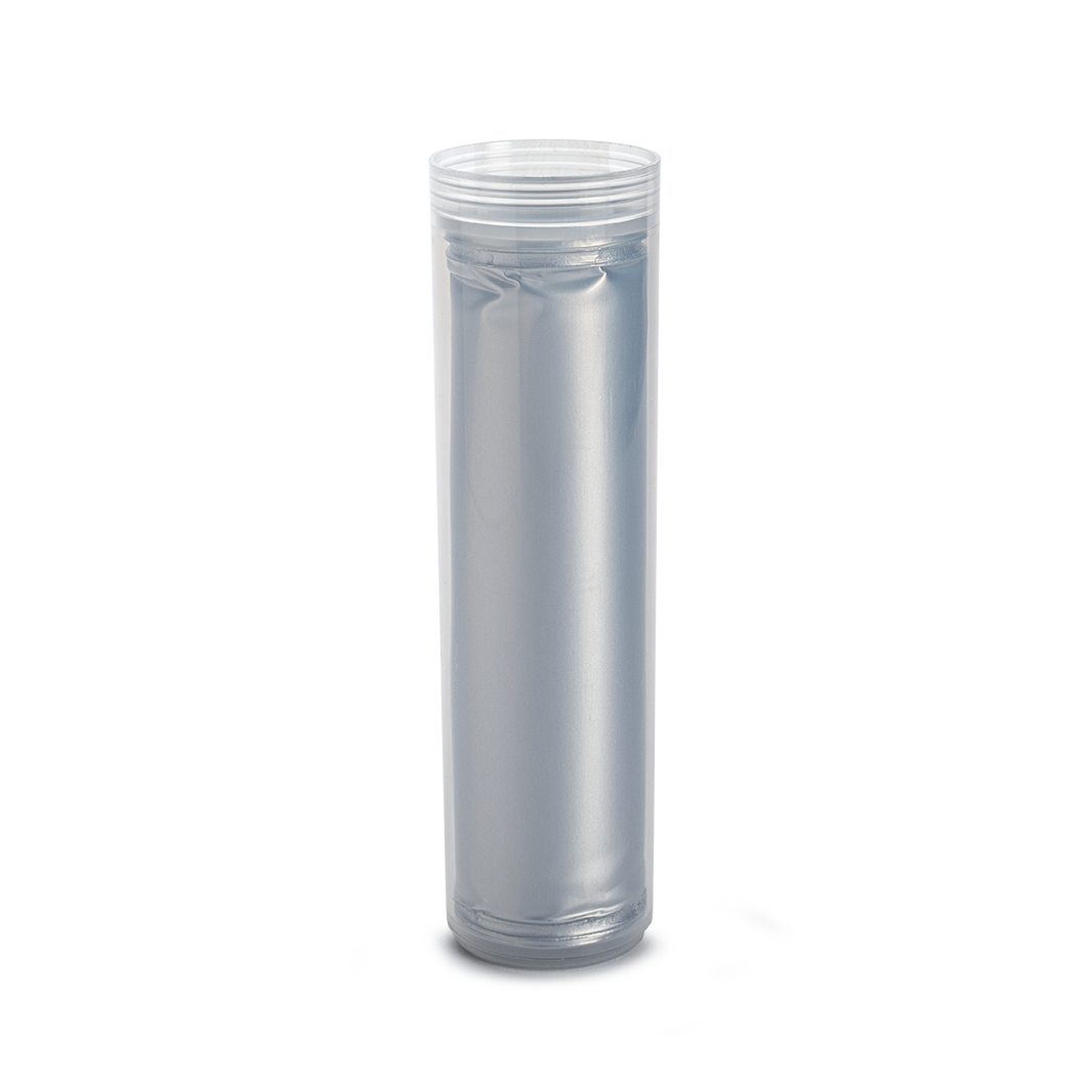 contenant en plastique flacon airless baia 50 ml pp nat poche alu