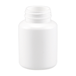 pehd container child resistant pillbox 110 ml white hdpe