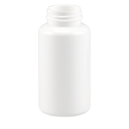 pehd container child resistant pillbox 185 ml white hdpe