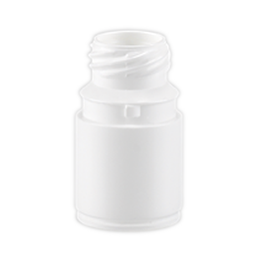pehd container crc and tamper evident pillbox 30 ml white hdpe