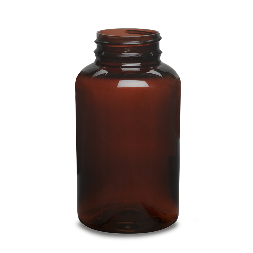 contenant en plastique pilulier lifepack 200 ml ouv 38 petp ambre