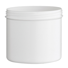pp container optima jar 500ml diameter 90 white pp