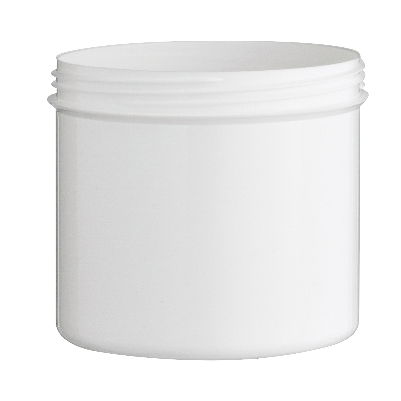 container in plastic optima jar 500ml diameter 90 white pp