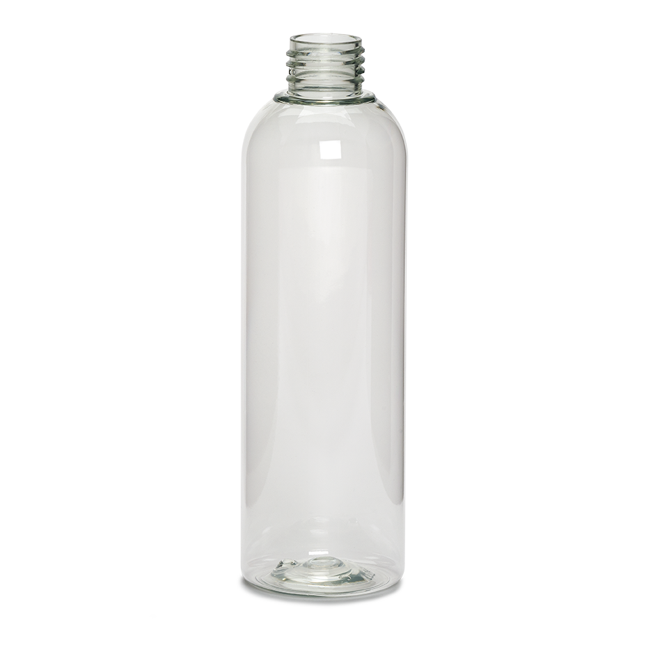 container in plastic douceur bottle250ml-gcmi 24.410- recycled pet crystal 100%