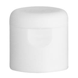 bouchage capsule bicolore gcmi 24 410 trou 2 pp blanc blanc