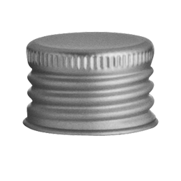 aluminium closure rolled edge cap gcmi 24 410 aluminium polespan seal