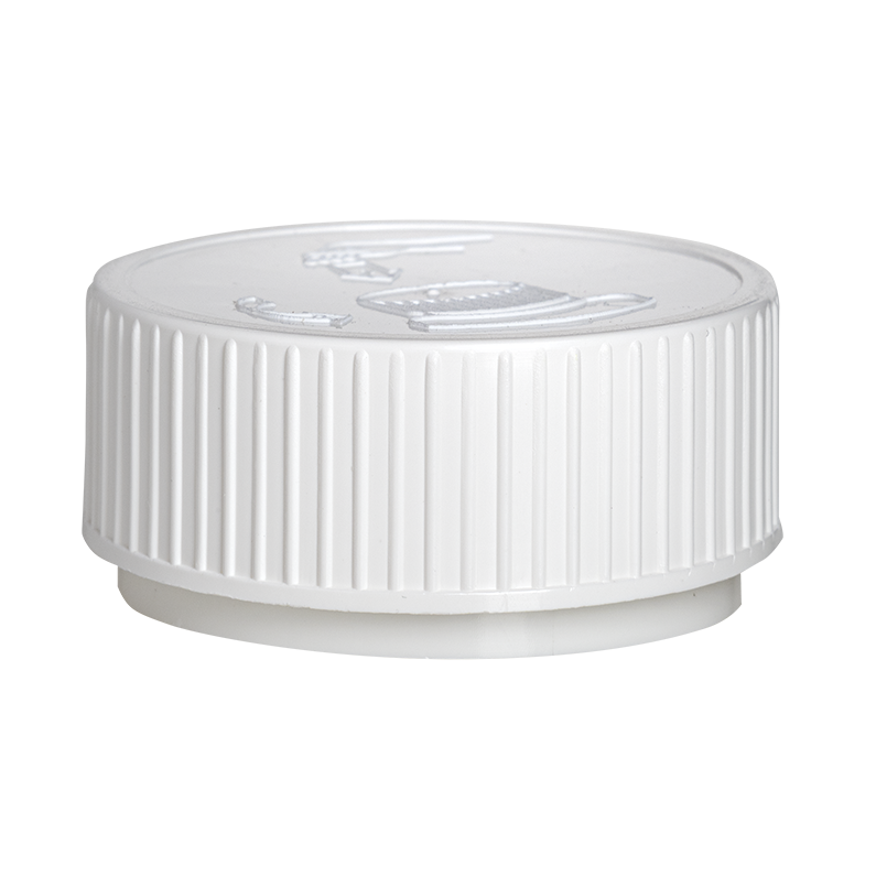 closure   crc ribbed lid for lifepack pillbox op 38 white pp liner ps