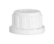 closure   cap invio 25 vg white pe saran seal