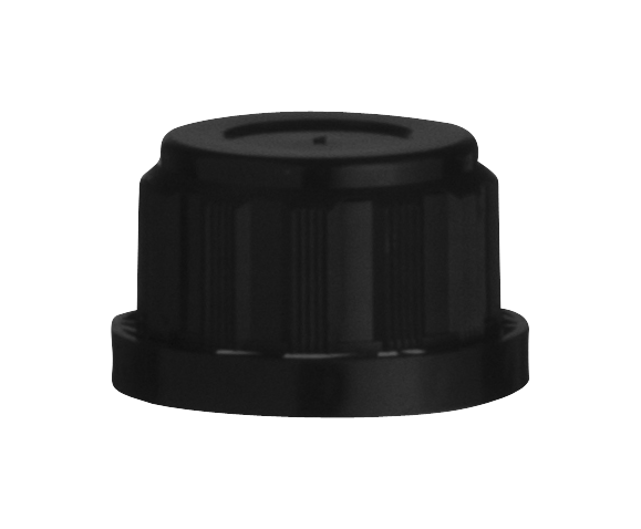 closure   cap invio 25 vg black pe saran seal