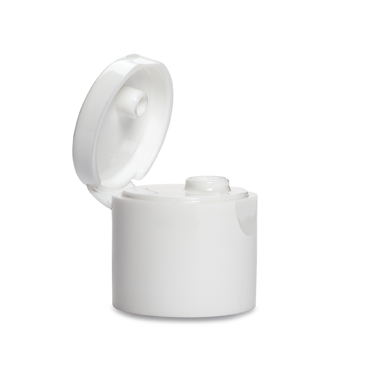 bouchage  capsule charniere gcmi 18 415 pp blanc trou de 4 mm