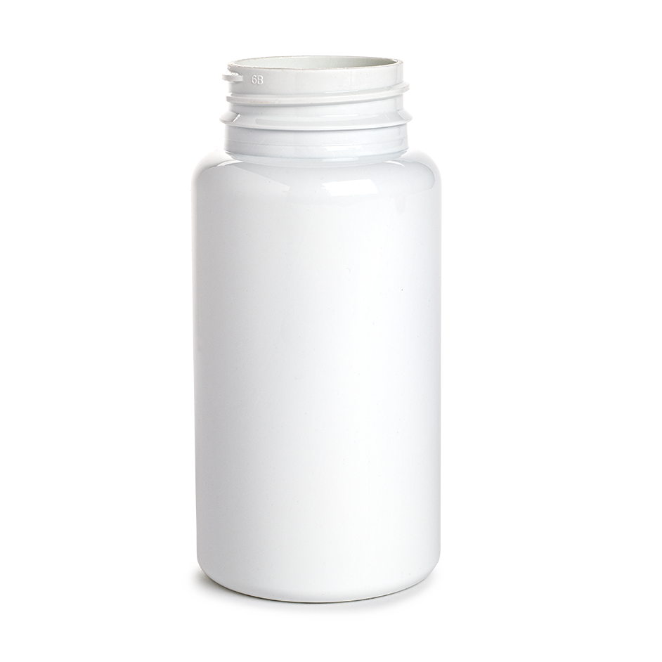 container in plastique lifepack pillbox 150 ml neck 38 white petp
