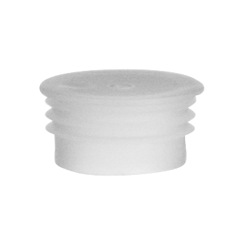 closure   plug hole 2 opening 16 natural pe for glass bottle 24410