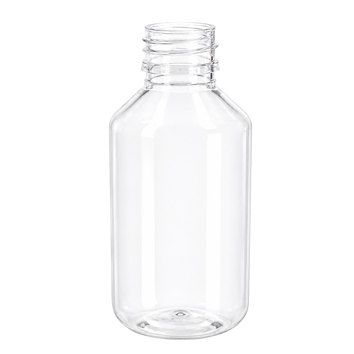 closure recycled pet veral bottle 125 ml pp 28 30% rpet crystal