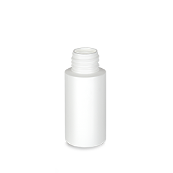 contenant en plastique flacon classic  50 ml gcmi 24 410 be safe pe vegetal blanc