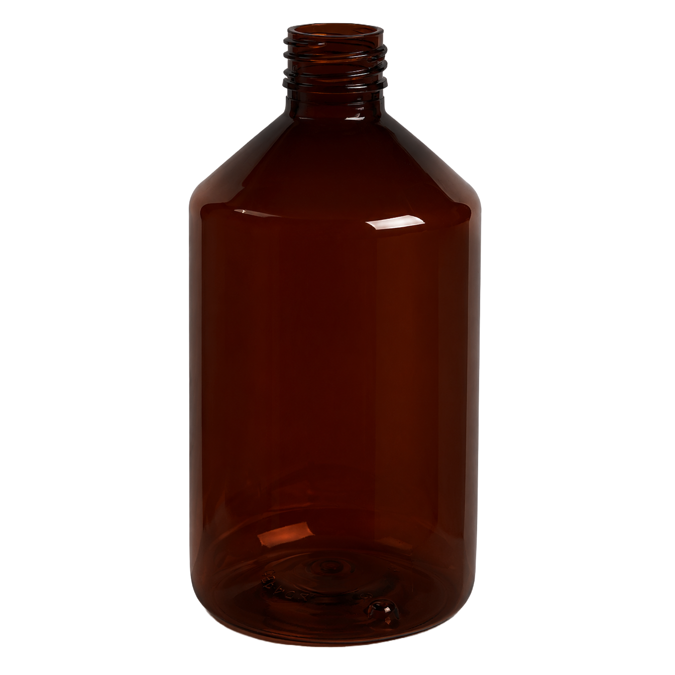 closure recycled pet veral bottle 500 ml pp 28 30% rpet brown