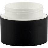 pp container julia  jar 15 ml black  pp white pp innercup