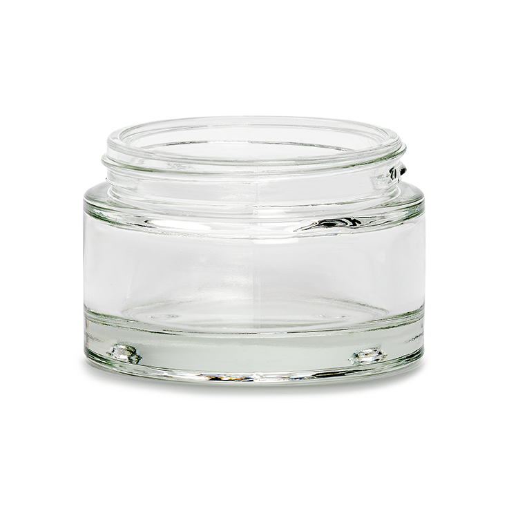 container in glass canopee jar(or refill)-50ml-gcmi 58.400-recycled flint glass