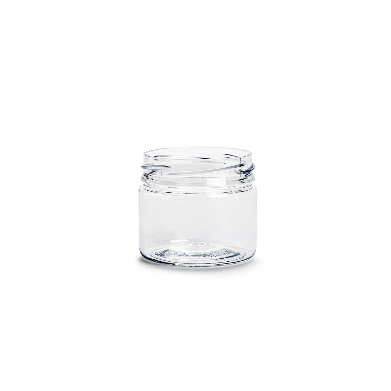 container in plastic lifejar pillbox  100 ml neck 63 crystal petp