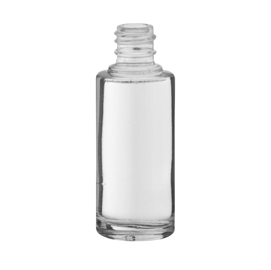 container in glass round bouillotte bottle 15ml eur 4 flint glass