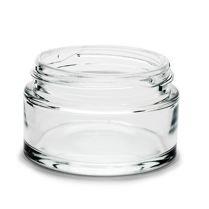 Contenant en verre pot origin refill verre transparent 50 ml 