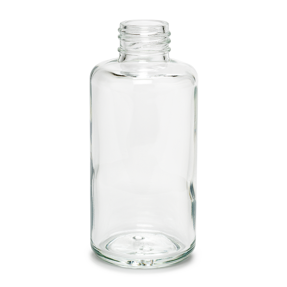 container in glass salsa bottle 100 ml gcmi 24.410 flint glass