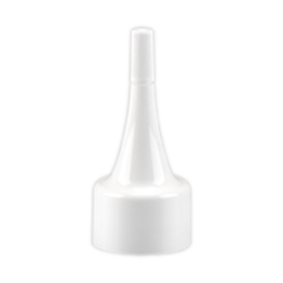 bouchage  embout pointe a visser et capuchon gcmi 24 410 pp blanc