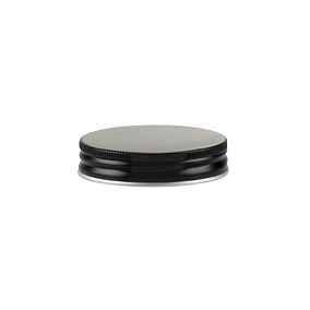 aluminium closure black lid for aluminium jar 50 ml